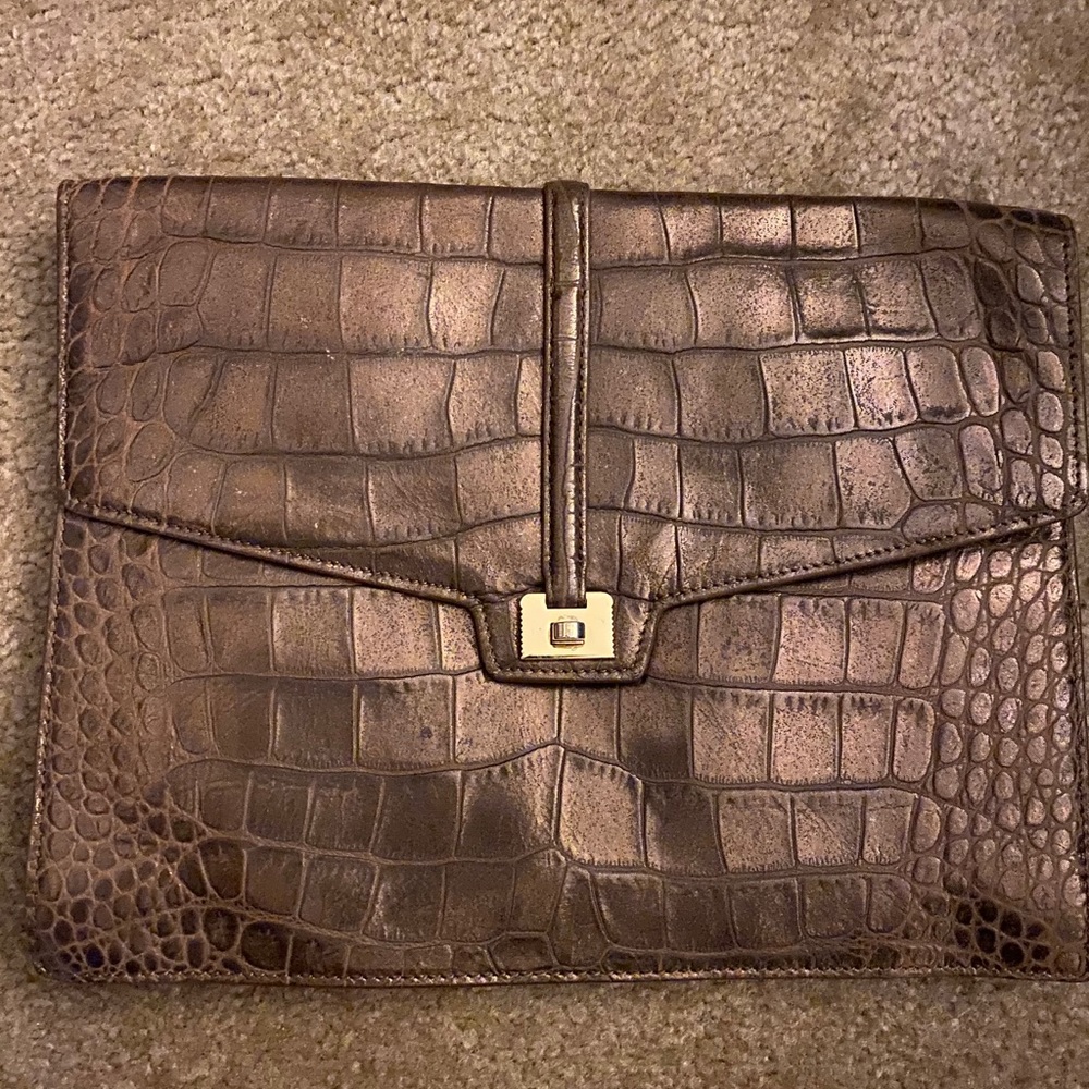 Monika Chaing Bronze Clutch